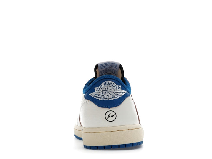 Air Jordan 1 Retro Low OG SP Fragment x Travis Scott - Sail / Military Blue · Ts