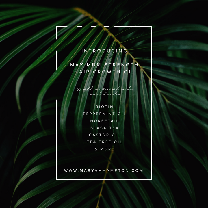 Maryam Hampton Maximum Strength Hair Growth Oil