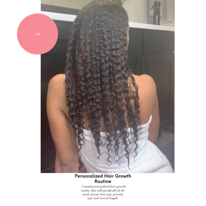 3 Month Personalized Hair Growth Routine