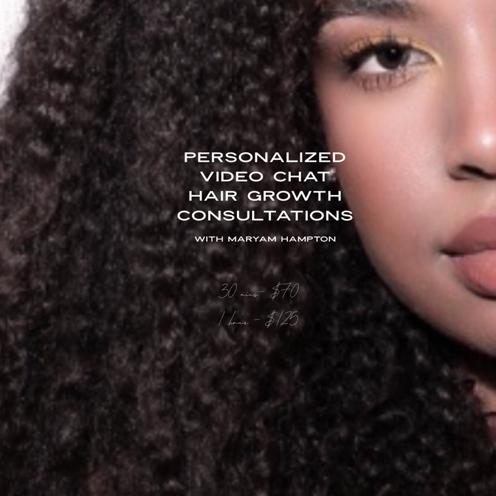 Personalized Video Chat Hair Growth Consultations