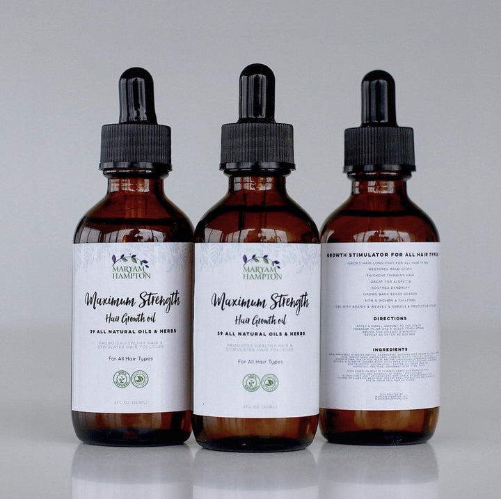 1 Gallon Maximum Strength Hair Growth Oil (62 bottles)