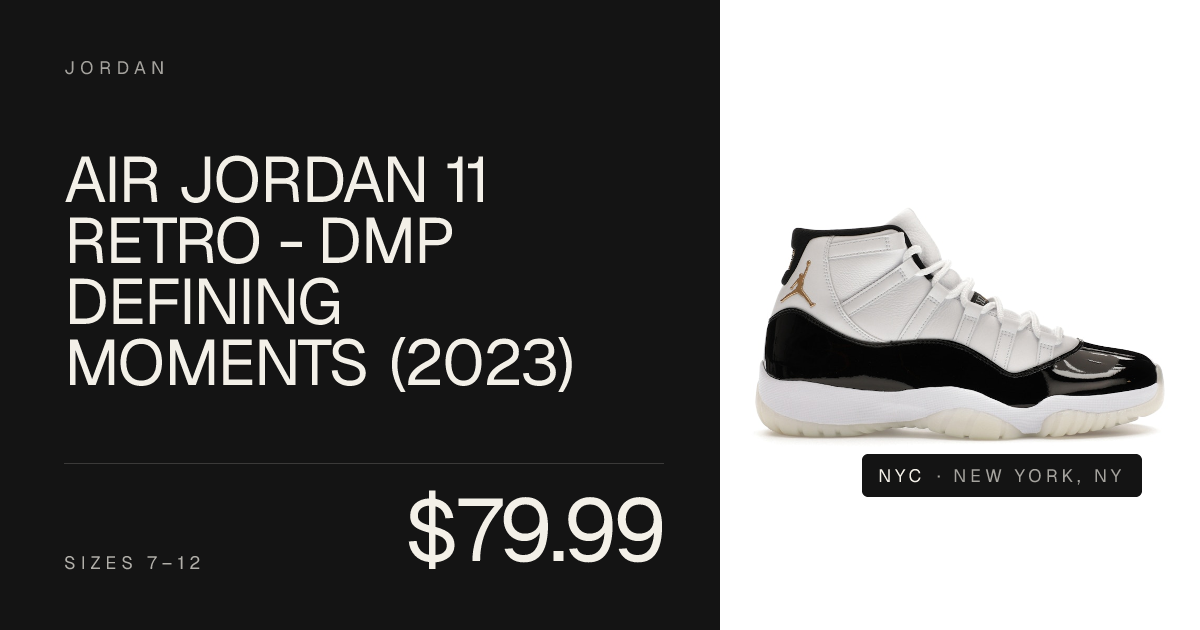 Air Jordan 11 Retro - DMP Defining Moments (2023)
