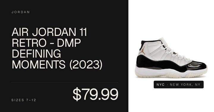Air Jordan 11 Retro - DMP Defining Moments (2023)