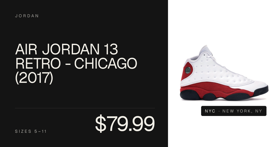 Air Jordan 13 Retro - Chicago (2017)